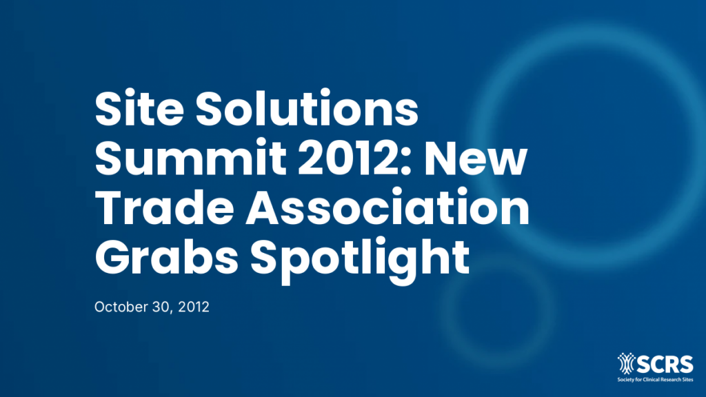 Site Solutions Summit 2012: New Trade Association Grabs Spotlight
