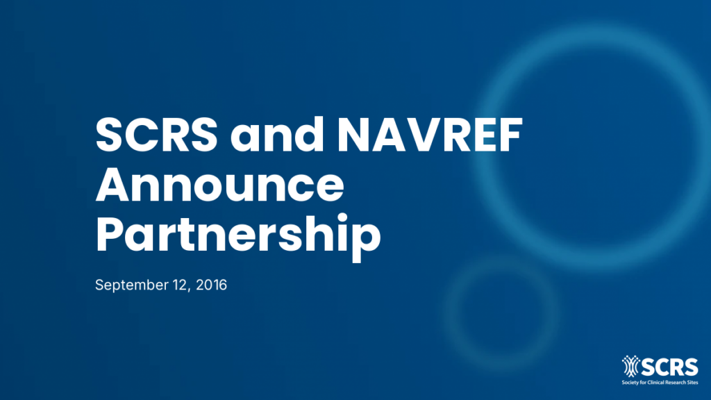 SCRS and NAVREF Announce Partnership