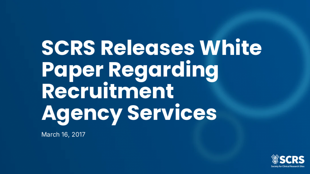 SCRS Releases White Paper Regarding Recruitment Agency Services