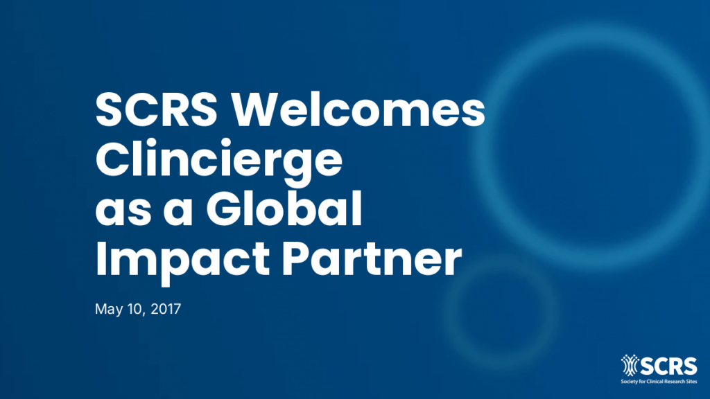 SCRS Welcomes Clincierge as a Global Impact Partner