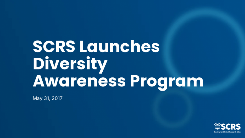 SCRS Launches Diversity Awareness Program
