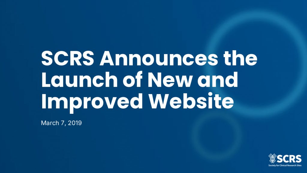 SCRS Announces the Launch of New and Improved Website