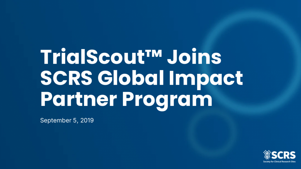 TrialScout™ Joins SCRS Global Impact Partner Program