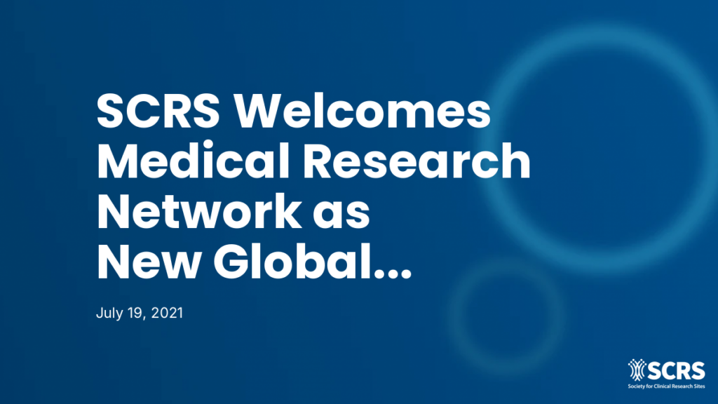 SCRS Welcomes Medical Research Network as New Global Impact Partner