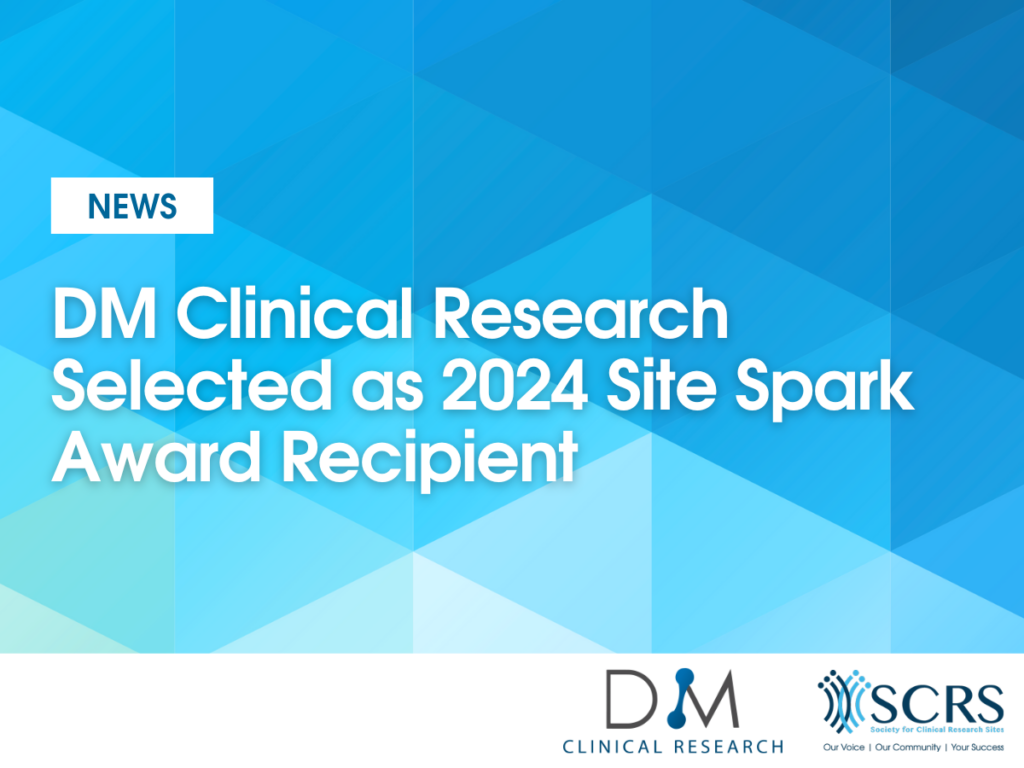 DM Clinical Research Selected as 2024 Site Spark Award Recipient