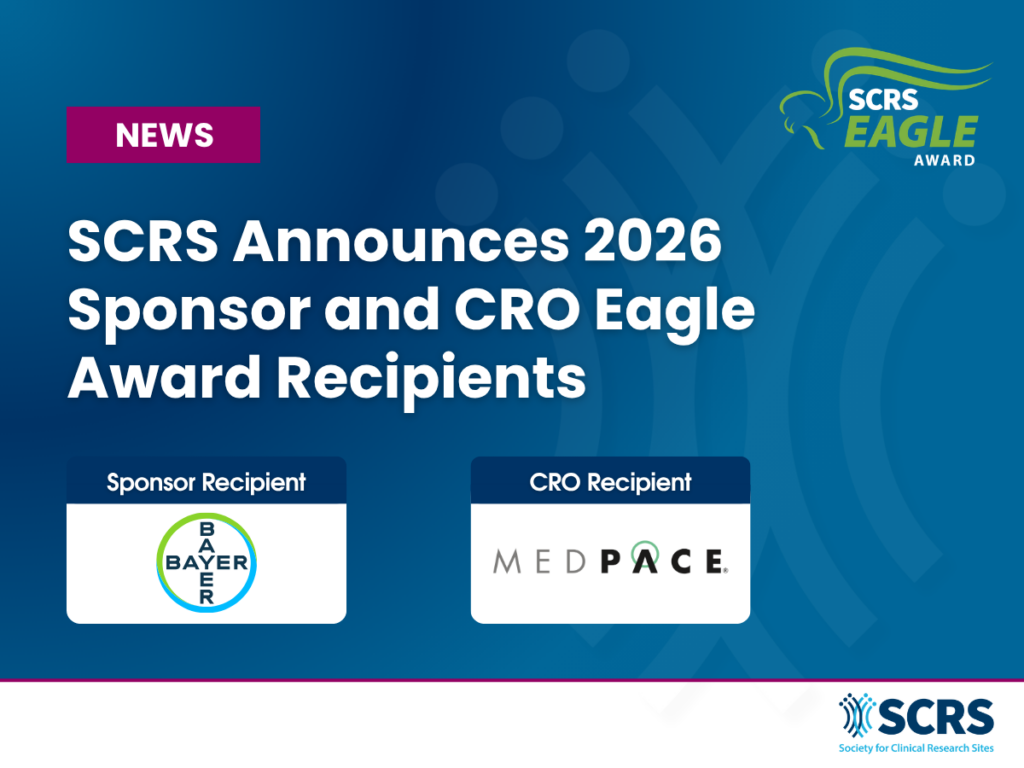 2026 SCRS Eagle Awards Presented to Bayer and Medpace for Outstanding Site Partnerships